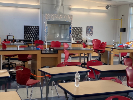アメリカ高校体験入学 学校内教室